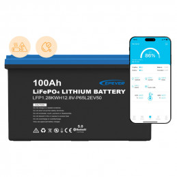 Akumulator Epever LiFePO4 12.8V 100Ah IP65 z matą grzewczą