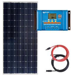 Panel słoneczny 190W z regulatorem ładowania 10A