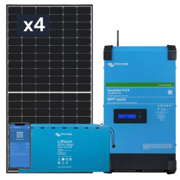 Elektrownia słoneczna pojemność 2.5kWh, 2500W + Panele 1820Wp