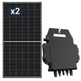 2 x Panel słoneczny IBC Solar White 455W MS-TA1 + Mikroinwerter APsystems DS3