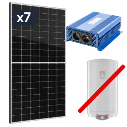 Solarny podgrzewacz wody 3kWp Panele słoneczne Epever