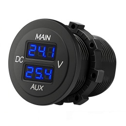 Podwójny woltomierz LED Solvian 12–24 V