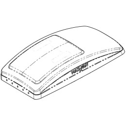 Zapasowy świetlik dymny do MaxxFan Deluxe