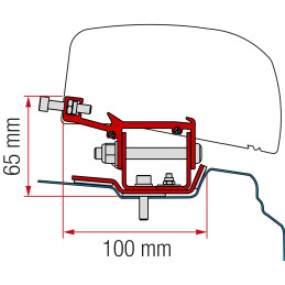 Fiamma Zestaw adapterów do markizy Renault Trafic L1, H1 od 2014