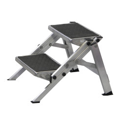 Heusser Składany Aluminiowy Podwójny Stopień