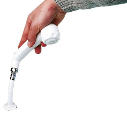 Keller Zestaw prysznicowy z wężem (1.5 m) i uchwytem ściennym, biały