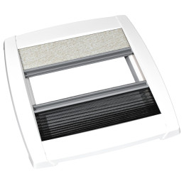 Wewnętrzna rama MPK Skylights 400 x 400 mm, kremowo-biała