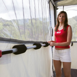 Fiamma Zestaw wzmacniający ścianę Magic Privacy, krótki