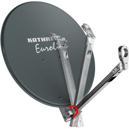 Kathrein Lustro satelitarne KEA 650 z składanym ramieniem LNB, białe