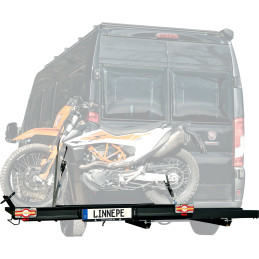 Linnepe Nośnik Ładunku SlidePort - Czarny - dla Fiat Ducato od Roku Modelowego 2006/07 - wysięg 1380 mm