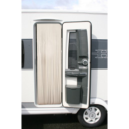 Zasłona drzwiowa Curtina4U, cream white, 60 cm