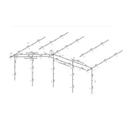 Hahn Zelte Maszty do namiotu Finnland 32 mm