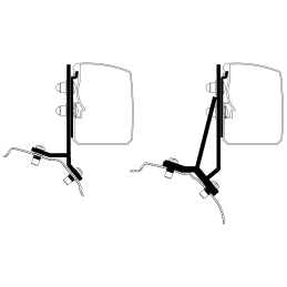 Adapter do Ford Transit / Tourneo Custom Minivan dla Thule 3200