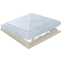 MPK Świetlik Model 42K z siatką przeciw owadom i roletą zaciemniającą, kremowo-biały