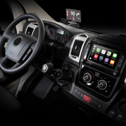Wyświetlacz Head-Up do Pioneer AVIC-Z1000DAB-C dla Fiat Ducato, 2014/04