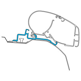 Adapter do Fiat Ducato H2 produkowanego od 2006/07 z Skyroof do markiz Dometic Series 2