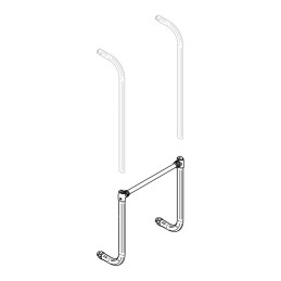 Poprzeczka Ramy Wsparcia i Dolne Ramię Wsparcia Thule Esse, Czarny