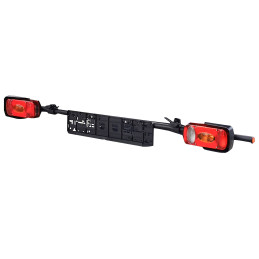 Pasek Oświetleniowy do Nosideł Rowerowych EuroCarry, srebrny