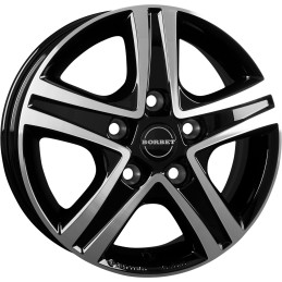 Borbet Aluminiowa Felga CWD dla Fiat Ducato, 1320 kg, czarny polerowany błyszczący, 6 x 16"