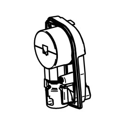 Płyta końcowa lewa z mechanizmem korbowym Thule 4200, antracyt