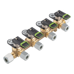 GOK Blok dystrybucyjny KSV-AB4 Long, ø 8 mm