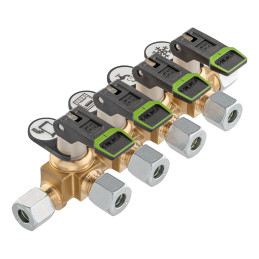 GOK Blok dystrybucyjny KSV-AB4 Short, ø 8 mm