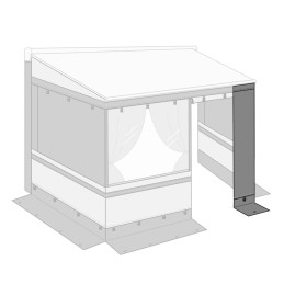 Fiamma Privacy Room Light Front Panels – Przedłużenie Ściany Przedniej, 20 cm