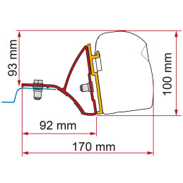 Fiamma Zestaw Renault Trafic Deep Black