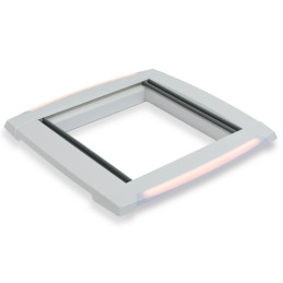 Wewnętrzna Rama MPK Skylights LED 400 x 400 mm, biały kremowy