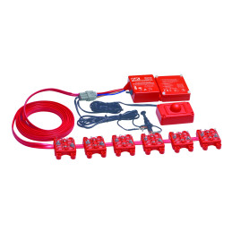 K&K Urządzenie odstraszające kuny z ultradźwiękami i wysokim napięciem M9700 Samowystarczalne urządzenie kombinowane