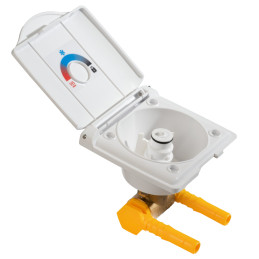 LILIE Przyłącze prysznica zewnętrznego ø 12 mm, białe