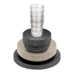 koziol Zestaw naczyń CLUB GÖTEBORG, szary