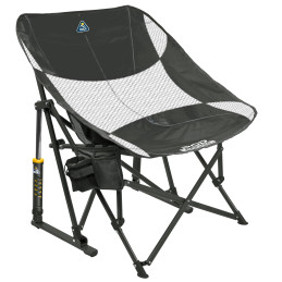 GCI Outdoor Kempingowe Krzesło Bujawe Pod Rocker Elite™, antracytowe