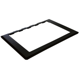 MPK Rama adaptera czarna, przednia, 700 x 500 mm
