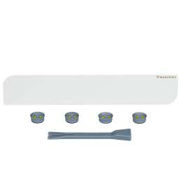 Płyta Bazowa z Zestawem Magnetycznym MagSpike Set L bez Haków, biała