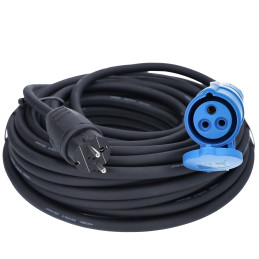 AS Schwabe Kabel adapterowy Schuko - CEE, 25 m