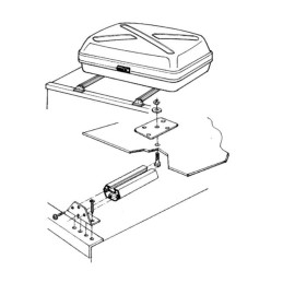 Thule Regał montażowy do skrzynek dachowych