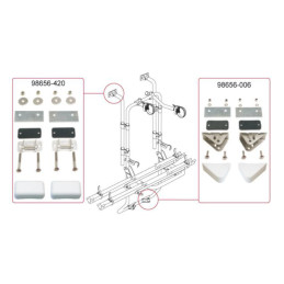 Fiamma Zestaw dolnych uchwytów CB 200D