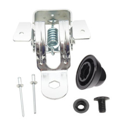 Dometic Zawias do pokryw szklanych serii 8000, stal nierdzewna, prosty