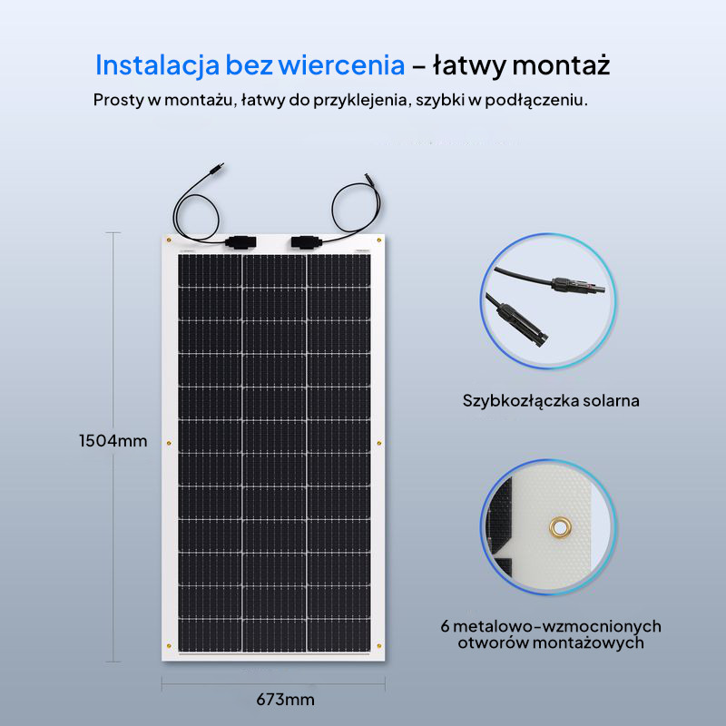 Panel elastyczny Renogy 175W 12V Monokrystaliczny