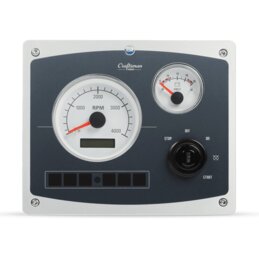 Panel sterowania silnika Alfa 20E czarny do łodzi