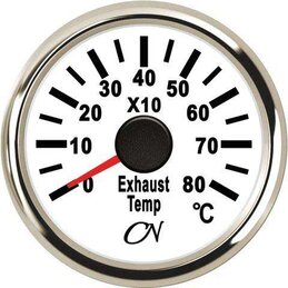 Analogowy wskaźnik temperatury spalin