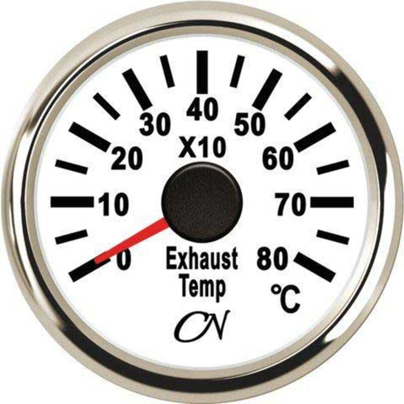 Analogowy wskaźnik temperatury spalin