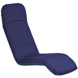 Wygodne Siedzisko XL w kolorze Captain's Blue, wymiary 161 x 48 x 8 cm