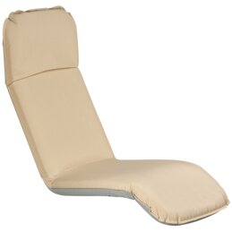 Siedzisko Comfort XL piaskowe, 161 x 48 x 8 cm