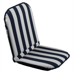 Poduszka kokpitowa Comfort Seat niebiesko-biała, 90 x 46 x 4 cm