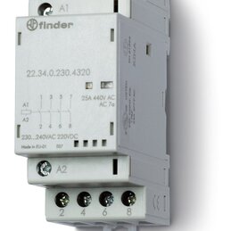 Przekaźnik Finder 25A 4M 24V VUC do systemów elektrycznych łodzi
