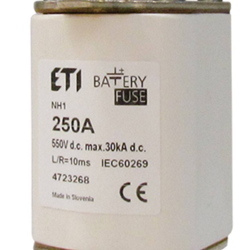 Bezpiecznik NH1 gBat 224A/550V DC do systemów marine