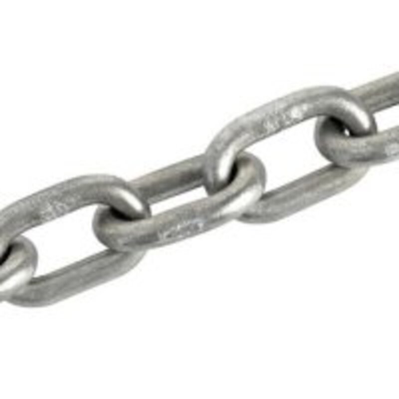 Galwanizowany łańcuch kalibrowany 10 mm, 25 m