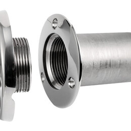 Pokrywa zbiornika Quick Lock ISO8099 z oznaczeniem Waste i złączem 38 mm